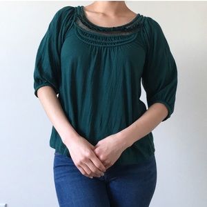 Anthropologie | Deletta Boho Blouse